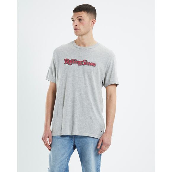 New Urban Outfitters Rolling Stone Marle Tee in Grey Marle $59 MEDIUM Gray - Picture 4 of 4